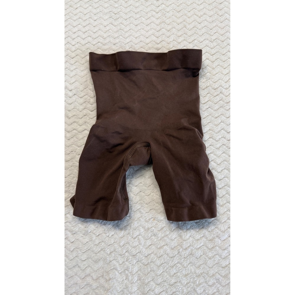 Skims Sculpting Short Mid Thigh Cocoa Brown Shapewear S/M High Waist 4817